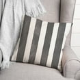 thumbnail image 3 of Creative Products Watercolor Stripe Gray 18 x 18 Indoor / Outdoor Pillow, 3 of 3