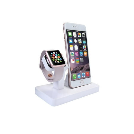 Charging station for multiple devices, 2-in-1 Multi-Charging dock for Apple Watch Series 3 2 1, iWatch, iPhone, iPod