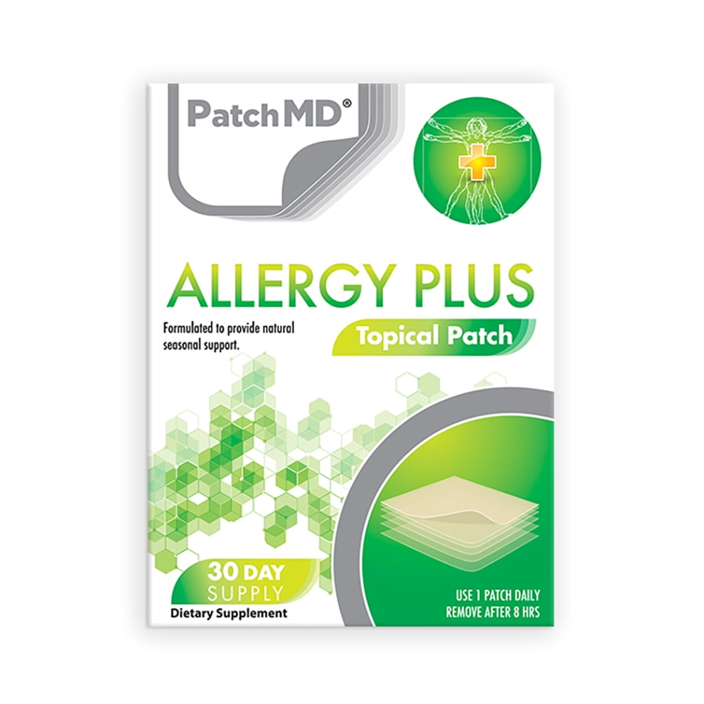 PatchMD - Allergy Plus Topical Patch, 30 Day Supply