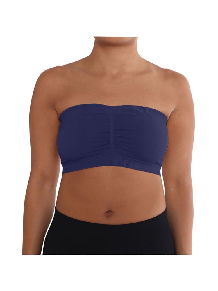 SLM SLM Women's Plus Size Padded Strapless Bra Bandeau