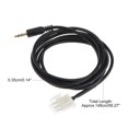 thumbnail image 2 of Cable AUX de 3,5 mm que el audio del teléfono MP3 del teléfono inteligente al reproductor de la motocicleta para Macarena cable auxiliar de coche, 2 of 7