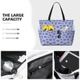 thumbnail image 2 of Kdxio Blue And White Flowers for Beach Bag for Women Large Beach Tote Bag Waterproof Sandproof Swim Bag with Zipper Pockets Beach Vacation Travel, 2 of 6