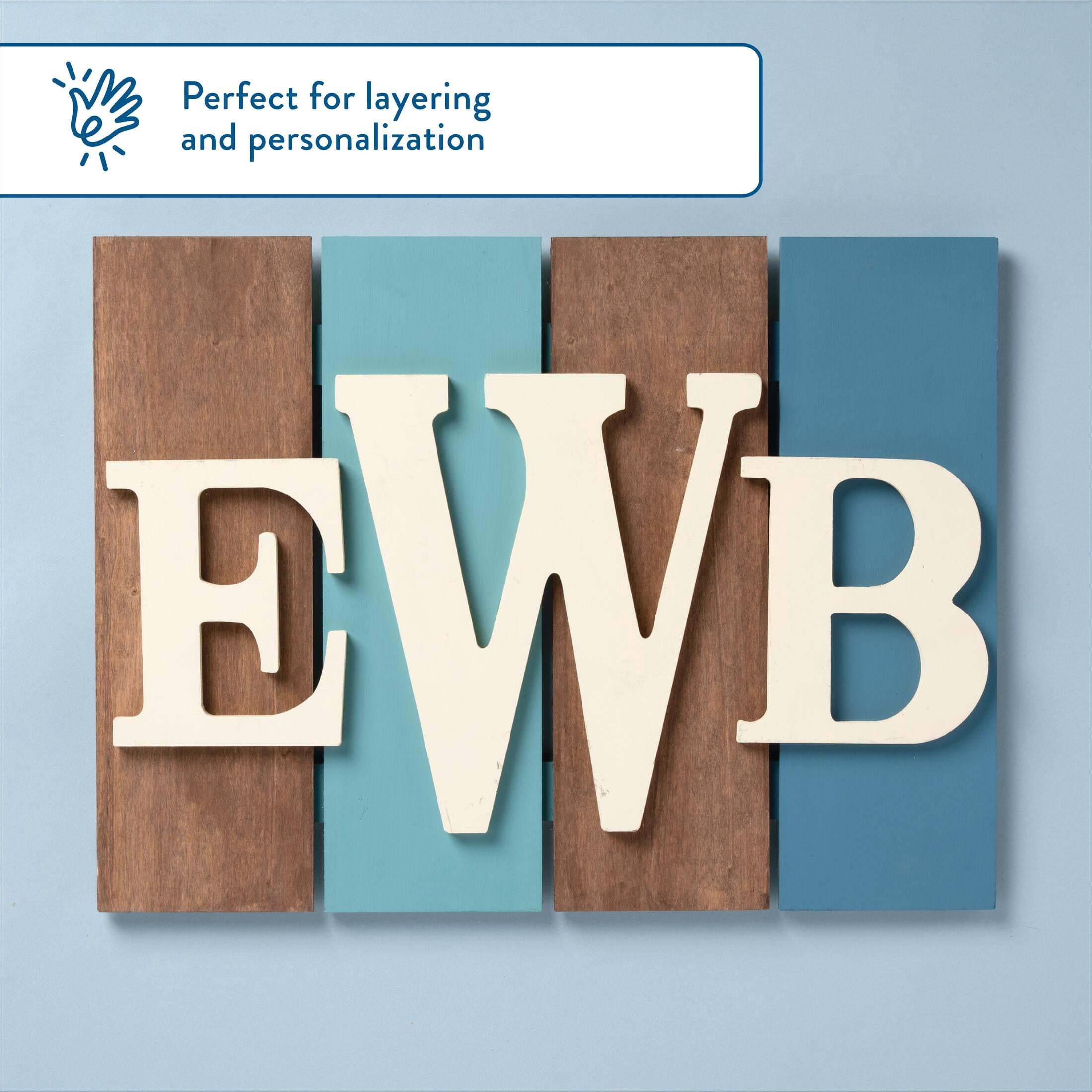 Hello Hobby Large Wood Pallet Plaque, 15.9" x 11.9"