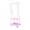 Pink, variant on Lipstore Bedroom Clothes Rack on Wheels Clothes Hanger Rack for Hanging Clothes Coats Black