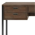thumbnail image 5 of Allora 60"W Contemporary Solid Wood Desk in Rustic Natural Aged Brown, 5 of 7