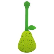 Fdelink Tea Infuser A,Steeper Ball,Creative Small Fresh Pear Silicone Tea Filter Tea Maker Can Filter,Tea Strainer,1X Tea Infuser