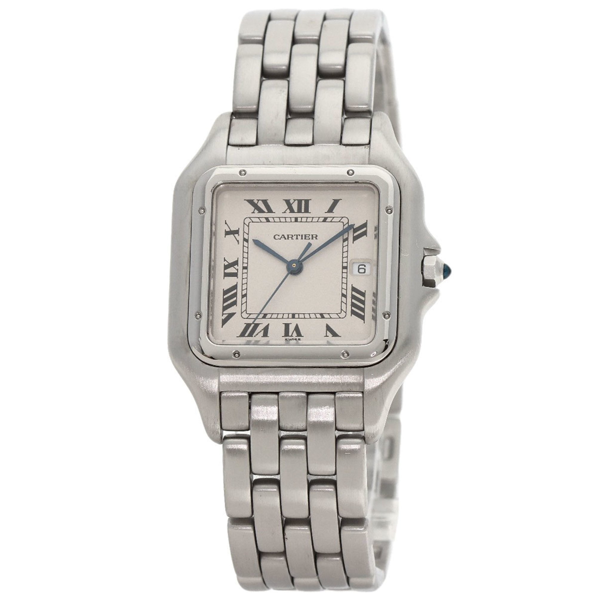 Pre-Owned Cartier Panthere LM W25032F5 Stainless Steel Men's Watch (Good)