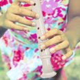 thumbnail image 3 of FESTFENDS Instrument de Clarinette Blanc à 8 Trous pour Enfants Éducation Musicale Anti-Peluches et ABS 1 Ensemble, 3 of 8