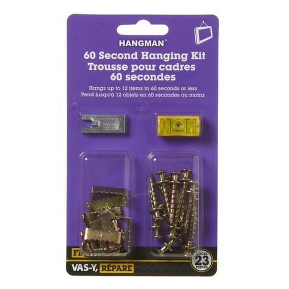Trousse d'accrochage 60 secondes 23 pièces