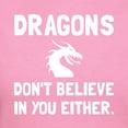 thumbnail image 3 of CafePress - Dragons Dont Believe T Shirt - Women's Traditional Fit Dark T-Shirt, 3 of 4