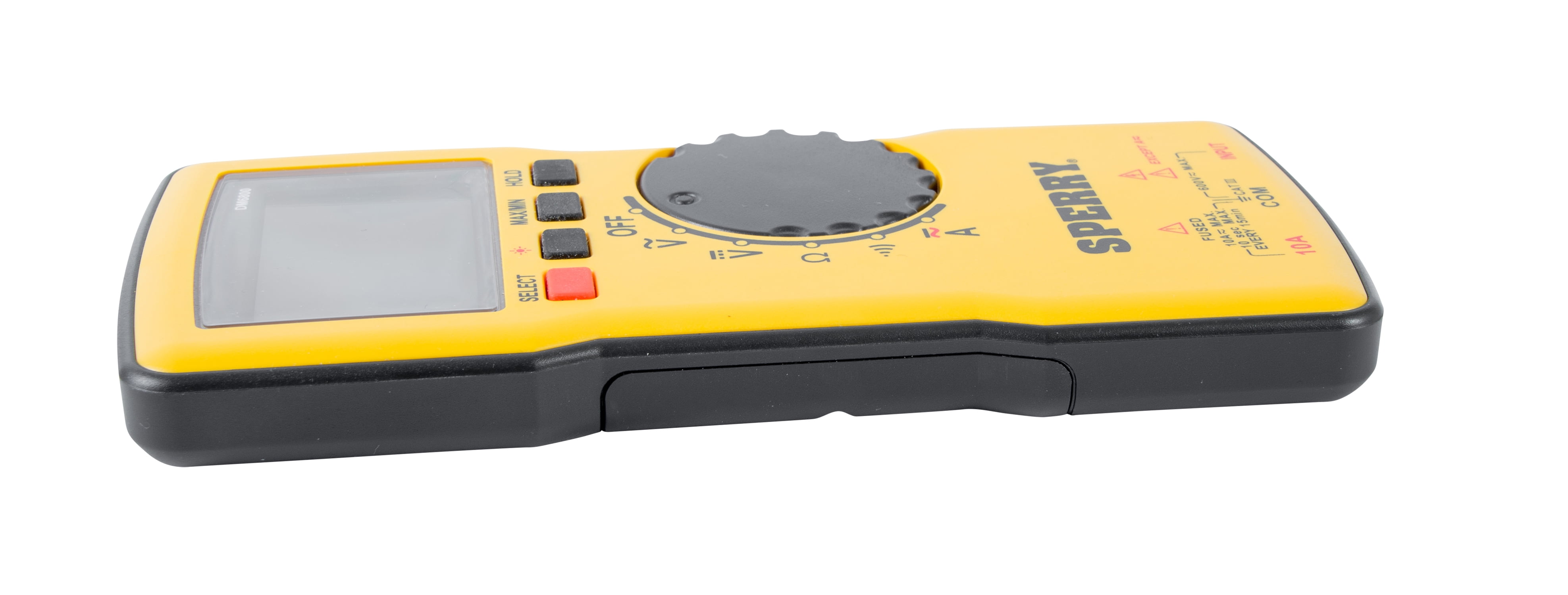 Digital Autoranging Thin Multimeter, 600 V AC/DC, 10A Current, Continuity, Resistance