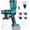For Makita 18V Battery, variant on 300W Cordless Paint Sprayer for Ryobi 18V Battery, Spray Gun with Brushless Motor & 4 Copper Nozzles, for Interior, Exterior Walls, Furniture, Fences (Battery Not Included)