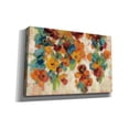 thumbnail image 2 of Epic Graffiti 'Spice and Turquoise Florals' by Silvia Vassileva, Canvas Wall Art, 40"x26", 2 of 3