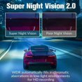 thumbnail image 3 of 1080P HD Driving Recorder Car DVR Camera Recorder Support Night Vision Shooting/Loop Recording/Collision Lock Black A98-Dual Recording-No Memory Card, 3 of 3