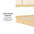 thumbnail image 5 of Walker Edison Boho Rattan-Panel King Platform Bedframe, Natural, 5 of 15