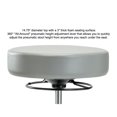Life Rolling Height Adjustable Stool for Carpet & Linoleum Desk