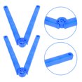 thumbnail image 1 of FOMIYES 4Ud Conector Plástico Azul Para De Ropa Plegable De Tendedero Universal Resistente, 1 of 6