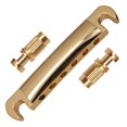 thumbnail image 3 of Puente de Sillín de Rodillo Duradero Baoblaze para Guitarra Eléctrica Dorado Puente de silla de montar de guitarra Taipiece, 3 of 8