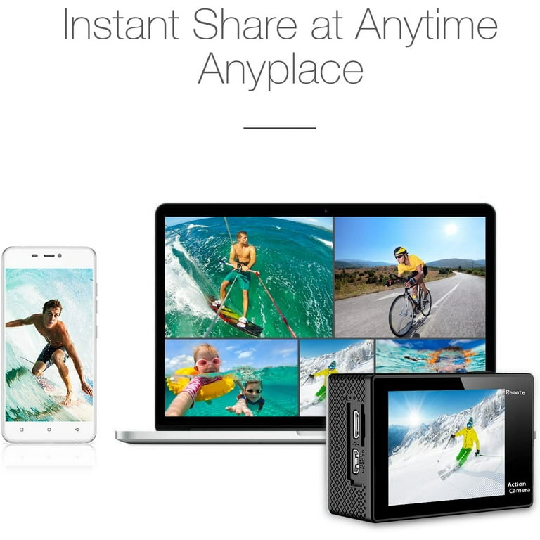 AKASO DV Action Camera 4K EK7000 Sports WiFi Underwater Camcorder