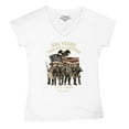 thumbnail image 5 of US Army 250 Years Women's V-Neck T-shirt American Military Veteran DD214 Patriotic, 5 of 7