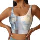 thumbnail image 1 of Balery The Cat Looks in the Mirror Sujetadores deportivos con espalda cruzada para mujer, acolchados, sin costuras, de alto impacto, ideales para yoga, gimnasio, entrenamiento y fitness.-X-Large, 1 of 8