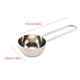 thumbnail image 5 of Cateissary Cuchara medidora de cocina Hornear en casa Cocinar Harina Condimento Café Polvo Cuchara medidora, Rose Golden Herramientas y accesorios para hornear plata Cateissary HA4026-01B, 5 of 6