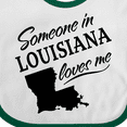 thumbnail image 4 of Inktastic Someone in Louisiana Loves Me Boys or Girls Baby Bib, 4 of 4