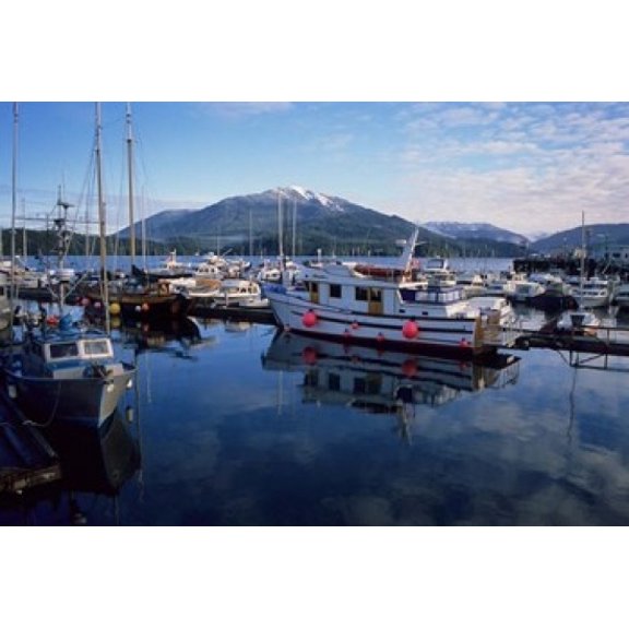 Fishing Boats Prince Rupert British Columbia Canada Canvas Art - Gerry Reynolds DanitaDelimont (36 x 24)