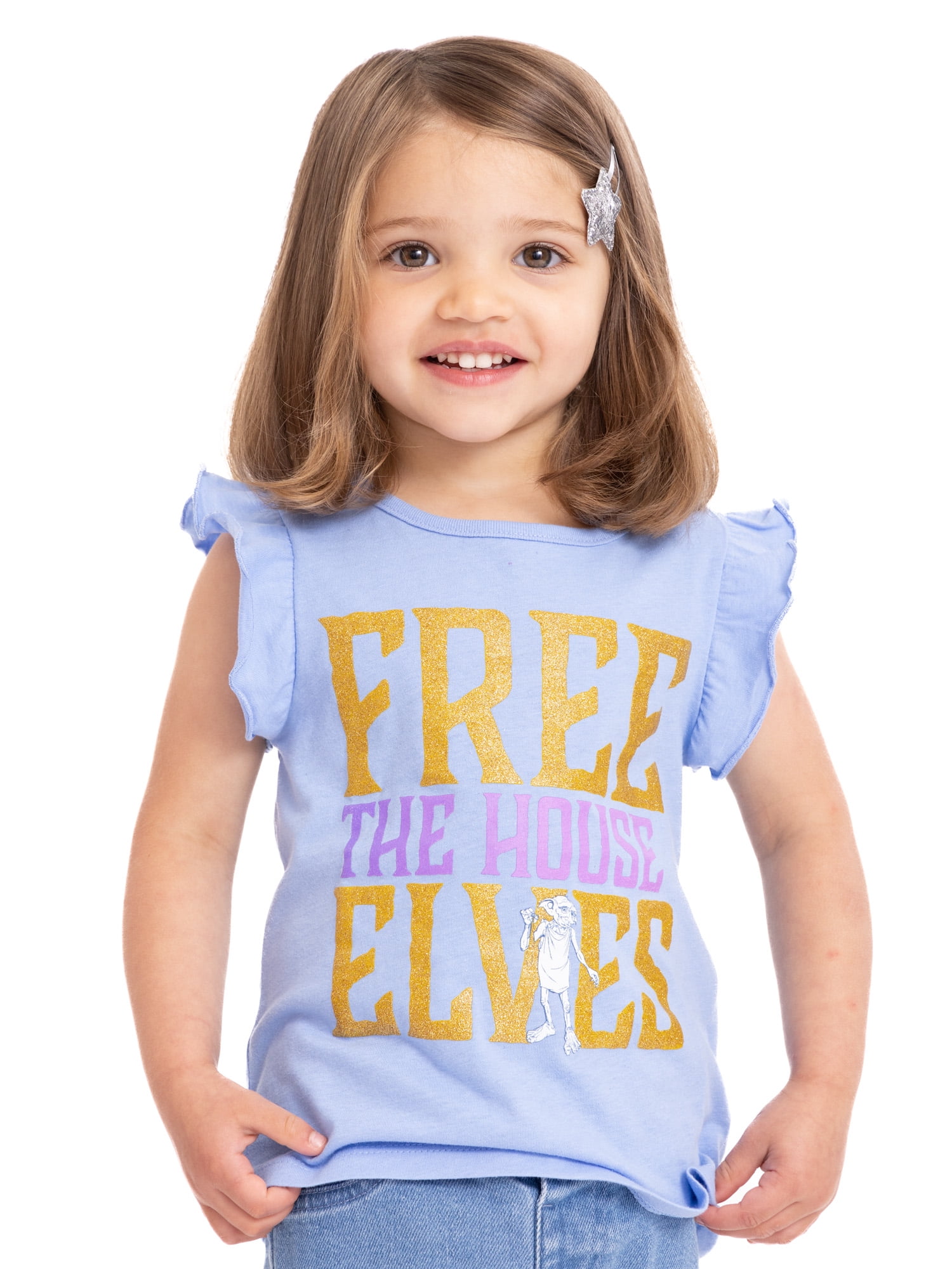 Harry Potter Baby Boy/Girl Graphic Button Up Raglan-sleeve T-shirt