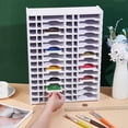 thumbnail image 3 of Ink Pad Storage Rack Stamp Organizer Holder for Desktop 28 Grids Inkpad Storage Box Inkpad Tray Organizer Rack Ink Pad Combo Racks 33.3x10.8x45cm, 3 of 5