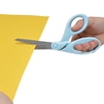 thumbnail image 6 of Westcott Sewing Scissor with Sheath, Titanium Bonded, 8", Bent, for Home/Office, Blue, 1-Count, 6 of 8