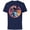 Navy, variant on Marvel Fantastic Four Cap America 80th Anniversary Covers Standard - Short Sleeve Cotton T-Shirt for Adults - Customized-Black