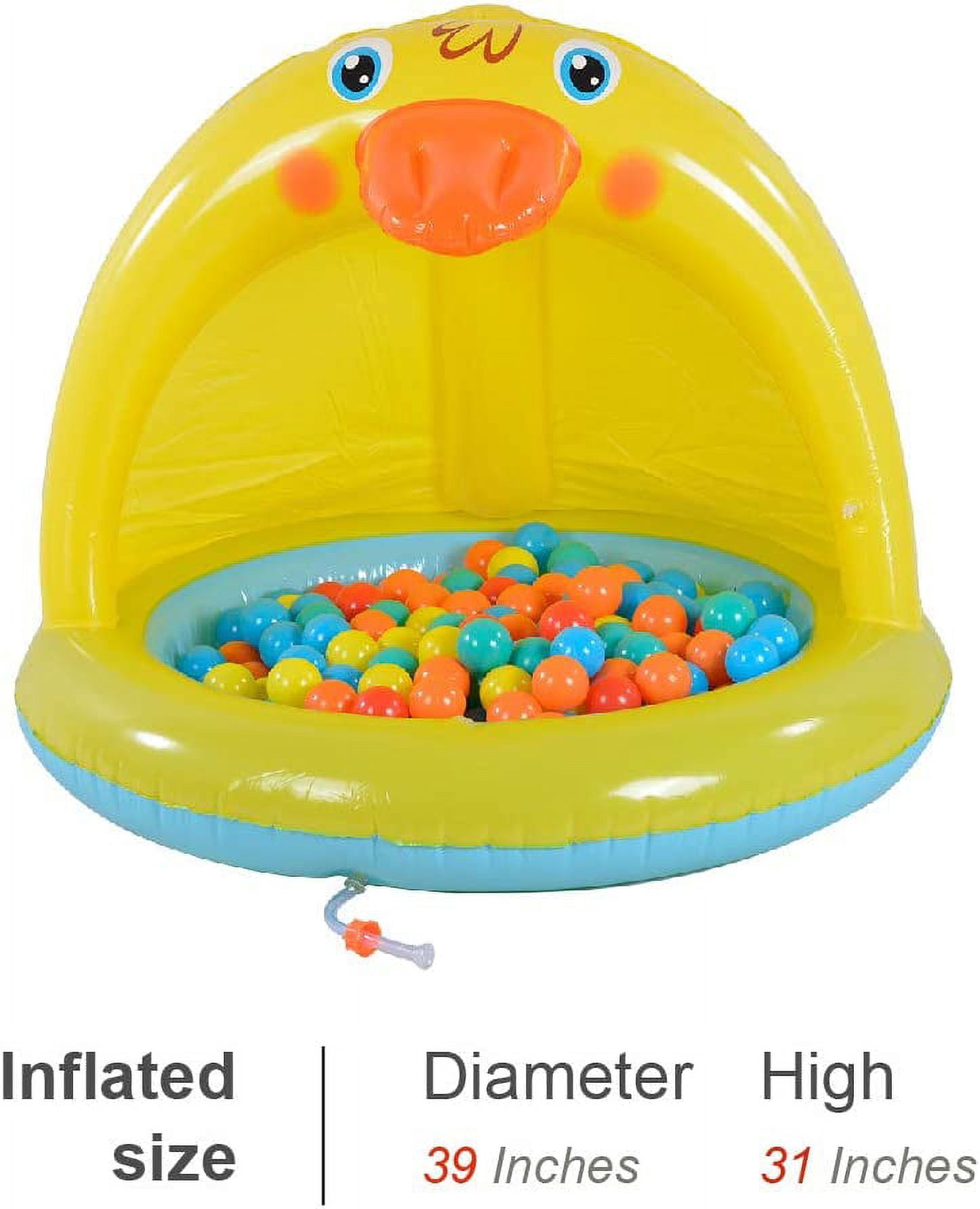 39 Inch Shade  Pool with Sprinkler & Splash Fun for Kids and Pets