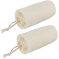 thumbnail image 1 of wonima11 2Pcs Organic Natural Loofah Sponge, Luffa Bath Shower Sponge for Deep Clean Skin Care, Exfoliating Body Back Scrubber for Men Women Adults SPA Beauty Bathing Daily Care, 1 of 1