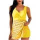 thumbnail image 1 of Conjunto de Regalo de Vacaciones Conservador de Color Sólido Hueco Camisola Dividida Conjunto de Trajes de Baño, Trajes de Baño Modestos para las Mujeres, 1 of 4