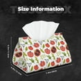 thumbnail image 5 of Logiee Tomatoes Print Tissue Box Cover,Stylish Tissue Box Holder Decorative Tissue Cover for Bathroom Toilet Bedroom Living Room Table Desk Office, 5 of 7