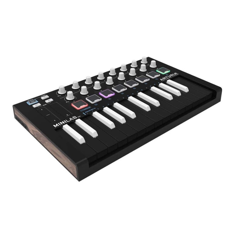Arturia MiniLab Mk II Inverted Portable USB-MIDI Controller (Black