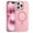 Pink, variant on GAOBAO Magnetic for iPhone 16 Pro Max Case Clear Glitter, Compatible with MagSafe, TPU Transparent Shockproof Slim Bling Sparkly Bumper Cover Phone Case for Women Girls, Pink