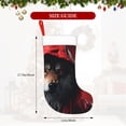 thumbnail image 4 of Yiaed Mysterious Hooded Wolf Print Christmas Stockings, Christmas Stockings Hanging Ornaments, Christmas Stockings for Family Christmas Holiday Decorations, 4 of 7