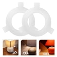thumbnail image 3 of 20Pcs Lampshade Reducer Ring E27 to E14 Lampshade Fittings Lamp Shade Conversion Ring, 3 of 5
