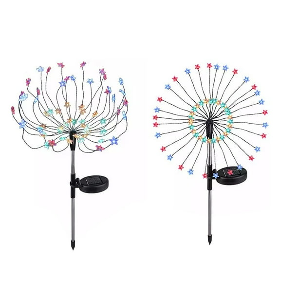 Bearachild Worallymy, 2 uds., lámpara de tierra, 1W, energía Solar, lámpara de paisaje para exteriores, decoración impermeable, luz de camino de jardín Iluminación navideña Bearachild HA003698-00