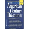 The American Century Thesaurus [Paperback - Used]