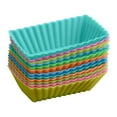 thumbnail image 4 of Minkissy 24Pcs Baking Molds for Cupcakes Assorted Color for Home Baking, 4 of 8
