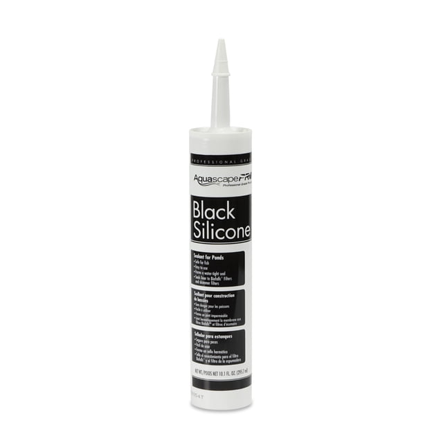 Sellador de silicona Aquascape Black 29186, 300 ml, resistente al agua
