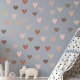 thumbnail image 3 of Un conjunto de 36 pegatinas de pared de corazones de amor, decoración de pared para dormitorio, sala de estar, cocina, 3 of 5