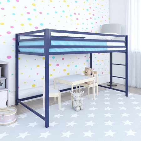 DHP Miles Metal Junior Twin Loft Bed, Blue - Walmart.com