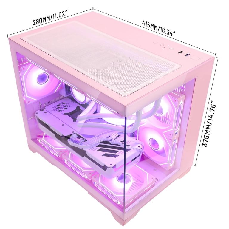 Hoengager Gaming PC AMD Ryzen 7 9800X3D, RX 9070 XT 16G, 32GB DDR5