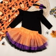 thumbnail image 5 of SJLDQY Halloween Baby Girl 3 Piece Outfits Set Hallowmas Party Dress With Bow Stage Performance Clothes Sets For Infant Toddler, 5 of 5