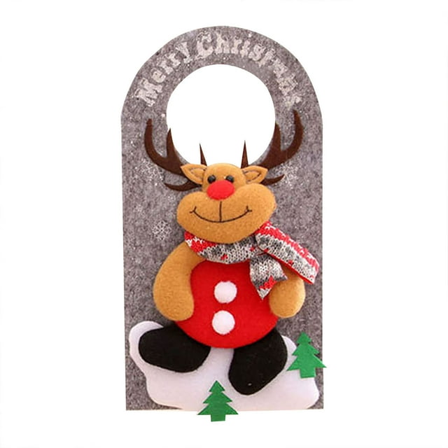 Xihbxyly Decoración Navideña, Diseño Creativo con Múltiples Patrones, Tela Festiva, Temática Navideña Brillante, Ideal para Fiestas En Casa, 22 X 11,5 Cm, Pieza Única.