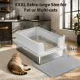 thumbnail image 4 of Stainless Steel Cat Litter Box Extra Large Cats Metal, 4 of 8